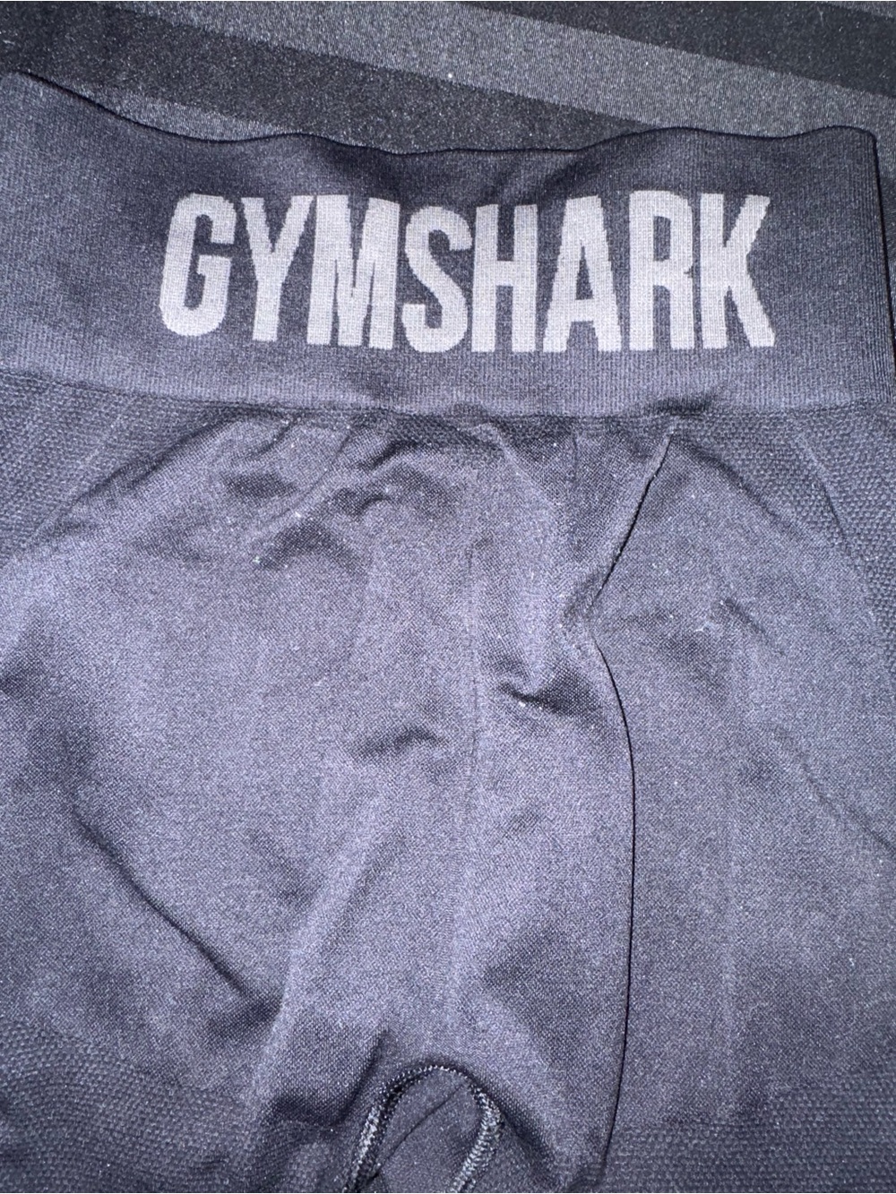 Gymshark Black Logo Waistband Leggings